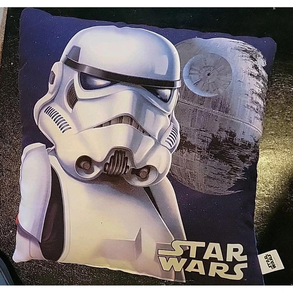 Movie Star Wars Print Pillow Set Of 2‎ Vader&trooper